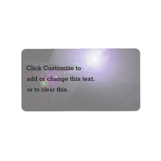 Cosmic Stars Label (Front)