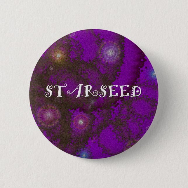 Cosmic Starseed 6 Cm Round Badge (Front)