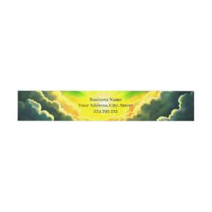 Cosmic Steampunk Snailbird – Neon Dream Creature. Invitation Belly Band