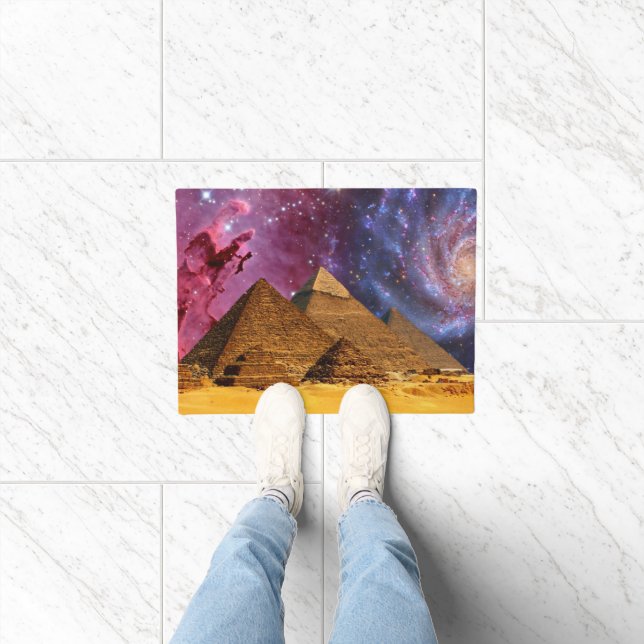 cosmic storm above egypt doormat (Indoor)