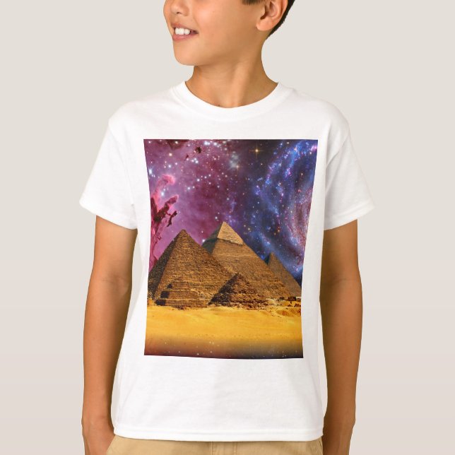cosmic storm above egypt T-Shirt (Front)