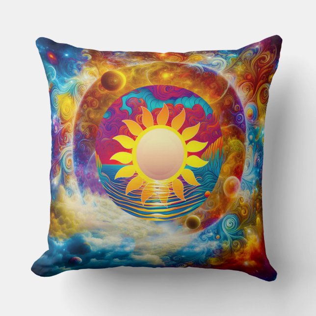 Cosmic Sun Cushion (Front)