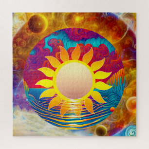 Cosmic Sun Jigsaw Puzzle