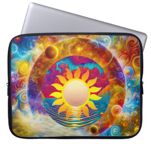 Cosmic Sun Laptop Sleeve