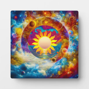 Cosmic Sun Plaque