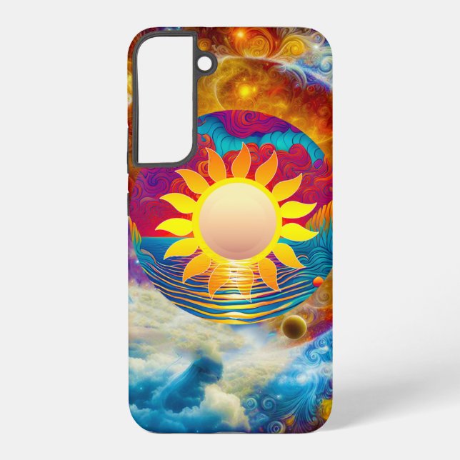 Cosmic Sun Samsung Galaxy S22+ Case (Back)