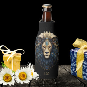 Cosmic Sun Sign Astrology Symbol Name Fantasy Leo Bottle Cooler