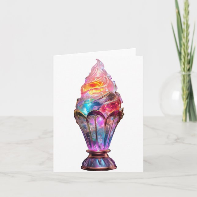 Cosmic Sundae  Thank You Card (Front)