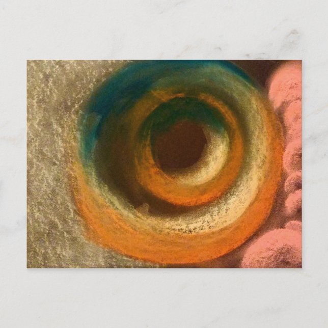 Cosmic swirls postcard (Front)
