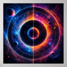 Cosmic Symphony Celestial Orbits and Nebulae Dance