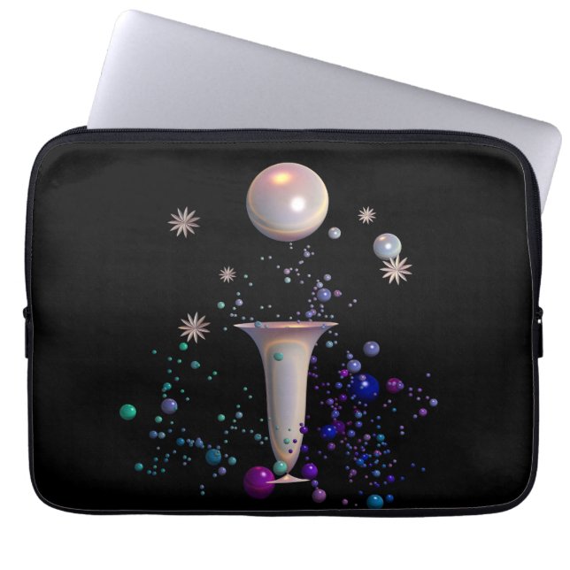 Cosmic Symphony  Laptop Sleeve (Front)