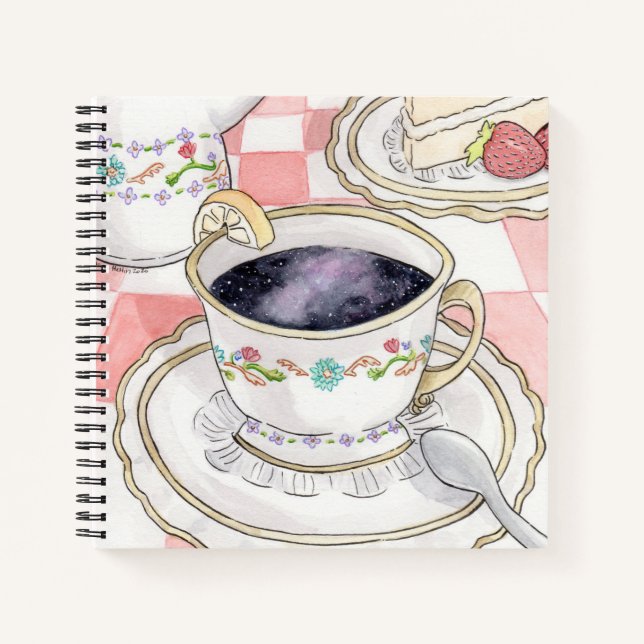 Cosmic Tea Notebook (Front)