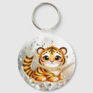 Cosmic Tiger Cub Trina's Swishy Adventure Key Ring