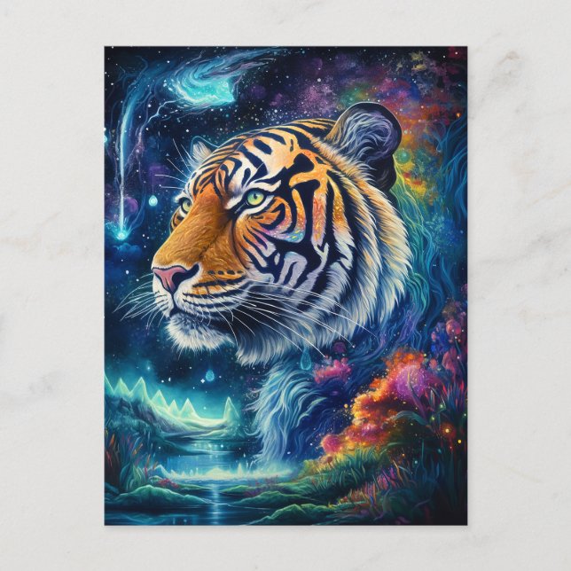 Cosmic Tiger Postcard (Front)
