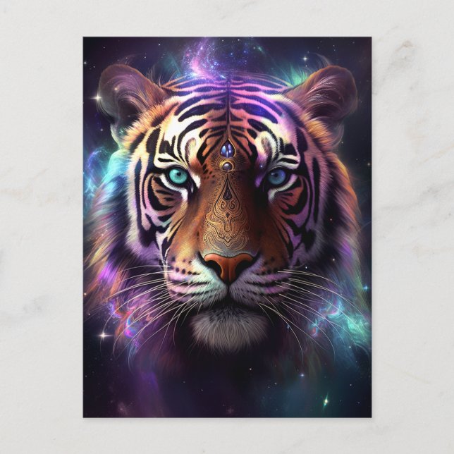 Cosmic Tiger Postcard (Front)