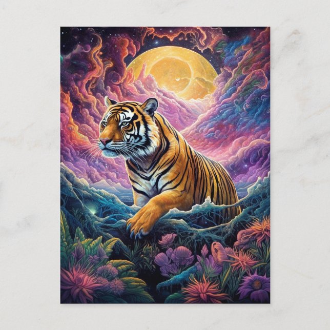 Cosmic Tiger Postcard (Front)