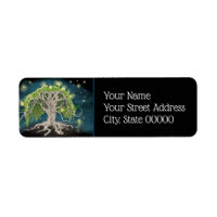 Cosmic Tree Address Labels