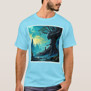 Cosmic Tree of Life Fantasy T-Shirt