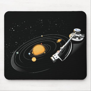 Cosmic Turntable Mouse Pad