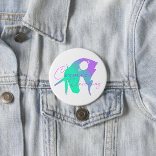 Cosmic Unicorn Official 7.5 Cm Round Badge