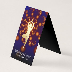 Cosmic Vibrant Gold Business Card