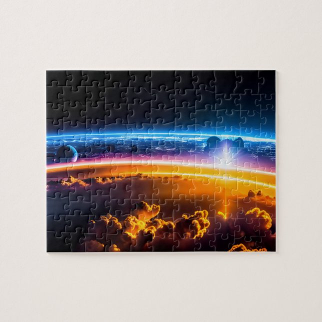 Cosmic Vision of Future Civilisation From Beyond Jigsaw Puzzle (Horizontal)