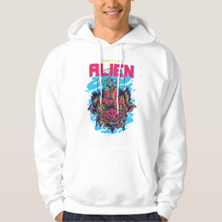 Cosmic Visitor : The Alien Design Hoodie