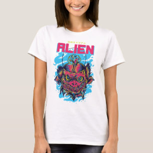 Cosmic Visitor : The Alien Design T-Shirt