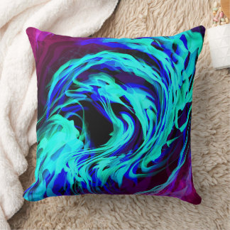 "Cosmic Vortex" Decorative Pillow