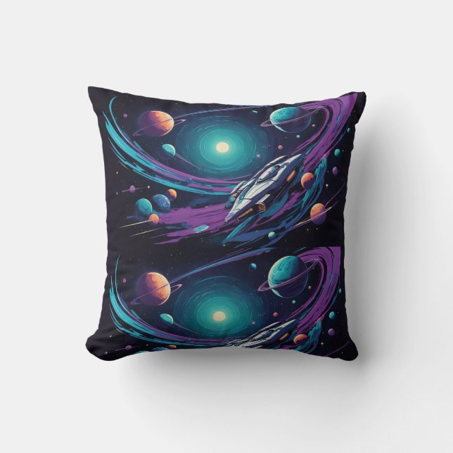 Cosmic Voyage Cushion (Front)