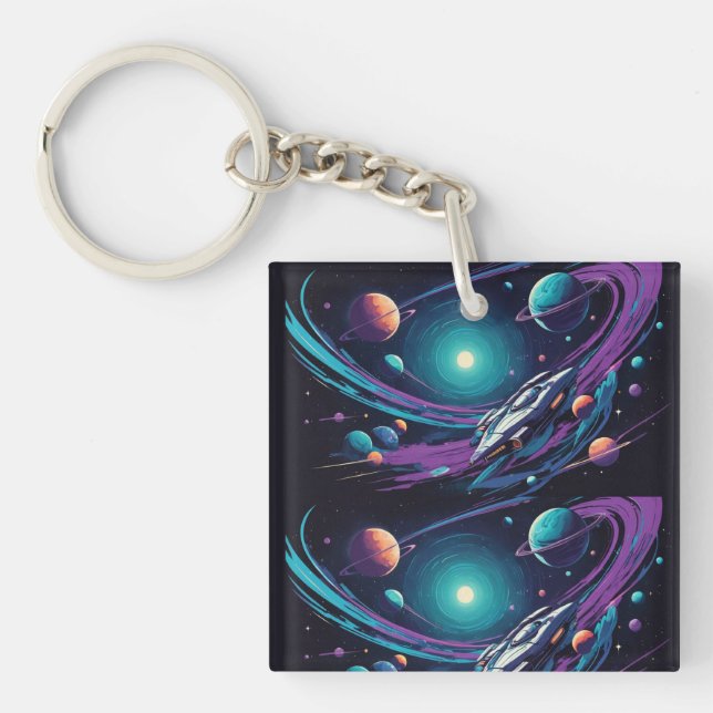 Cosmic Voyage Key Ring (Front)