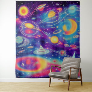 Cosmic Voyage Tapestry