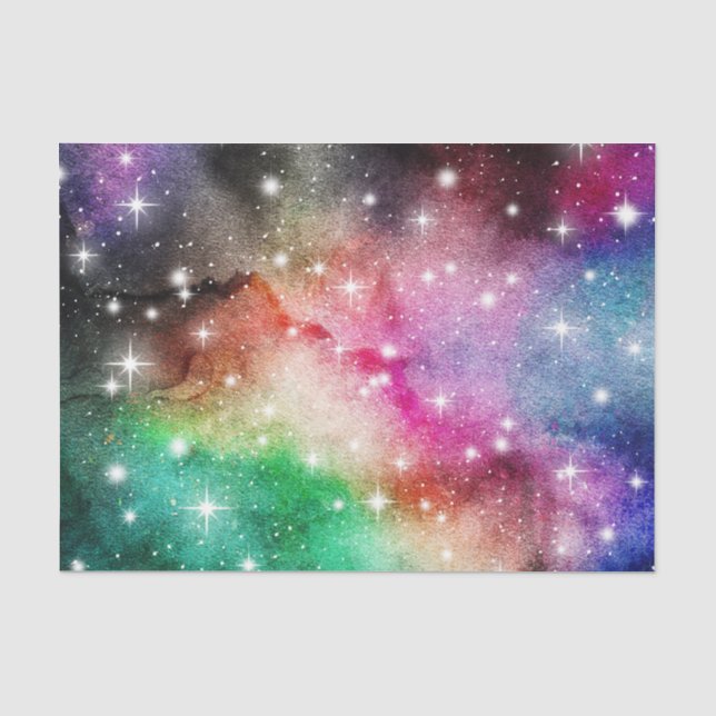 Cosmic Water Colour 1 Tissue Paper (Front)