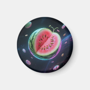 Cosmic Watermelon Slice Magnet