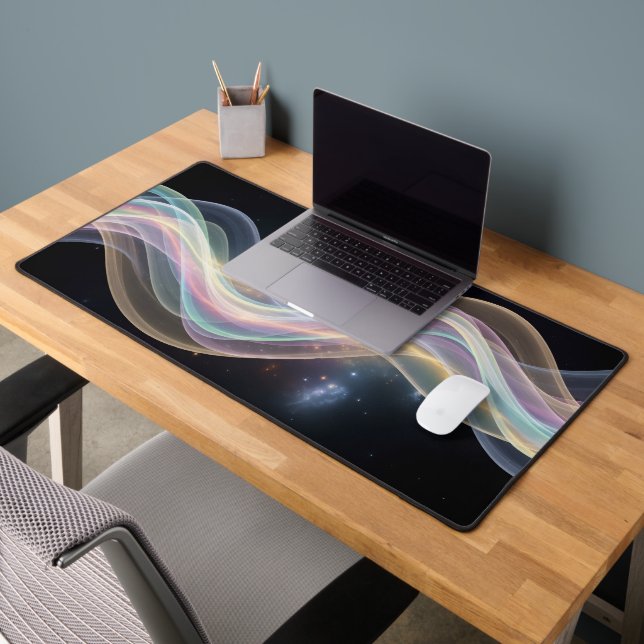 Cosmic Wave Galaxy Light Abstract Deck Mat (Office 2)