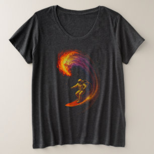 Cosmic Wave Rider Plus Size T-Shirt
