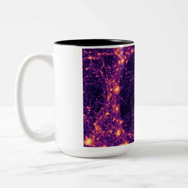 Cosmic Web Two-Tone Coffee Mug (Left)