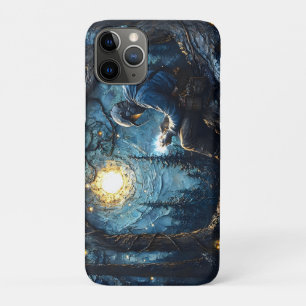 Cosmic Welder Art–Starry Night Welding Masterpiece Case-Mate iPhone Case