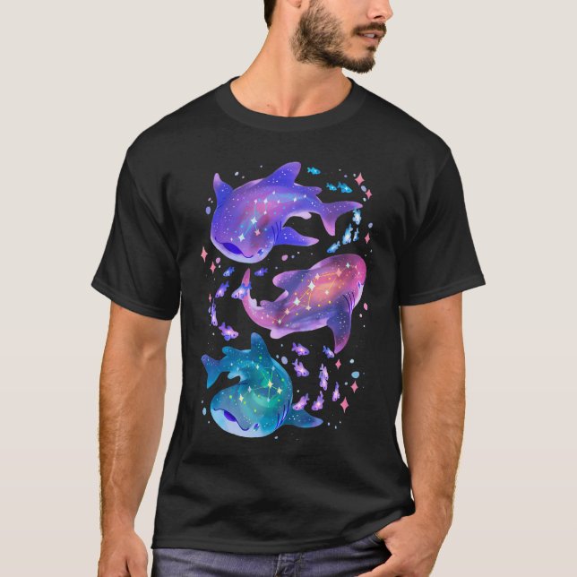 Cosmic Whale Shark T-Shirt (Front)