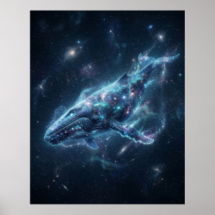 Cosmic Whale Star Ocean Poster