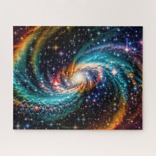 Cosmic Whirlpool of Starlight Jigsaw Puzzle