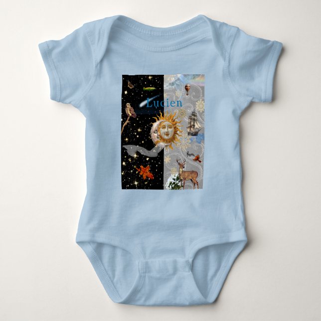  Cosmic Winter Baby Bodysuit (Front)