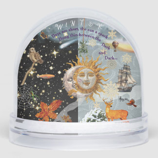 Cosmic Winter Snow Globe