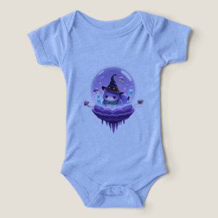 Cosmic Witch Cat Kawaii Baby Bodysuit