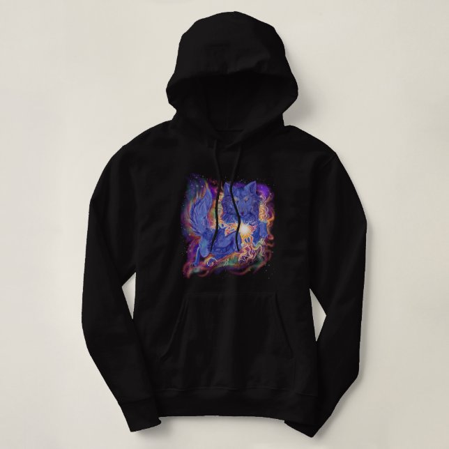 Cosmic Wolf Hoodie (Design Front)