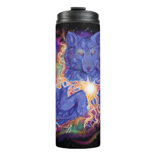 Cosmic Wolf Thermal Tumbler