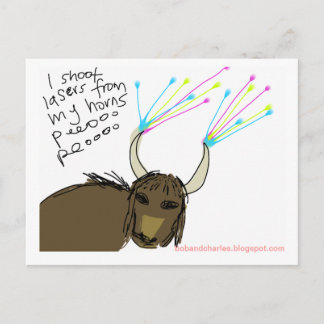 Cosmic Yak #3 Postcard