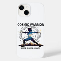 Cosmic Yoga Warrior | Galaxy Body Pose