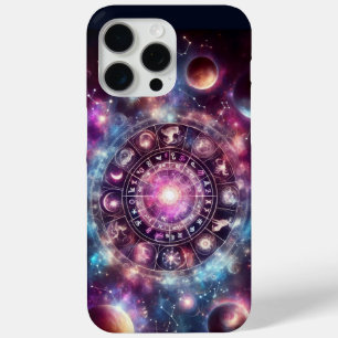 Cosmic Zodiac-Astrological symbols-Cosmic design iPhone 15 Pro Max Case