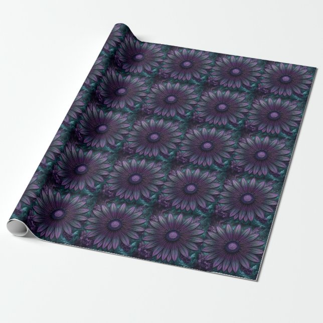 CosmicDaisy  Wrapping Paper (Unrolled)